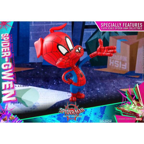 Figura Spider-Gwen Spider-Man: Un nuevo universo, Movie Masterpiece 1/6 Hot Toys 27 cm - Collector4U.com