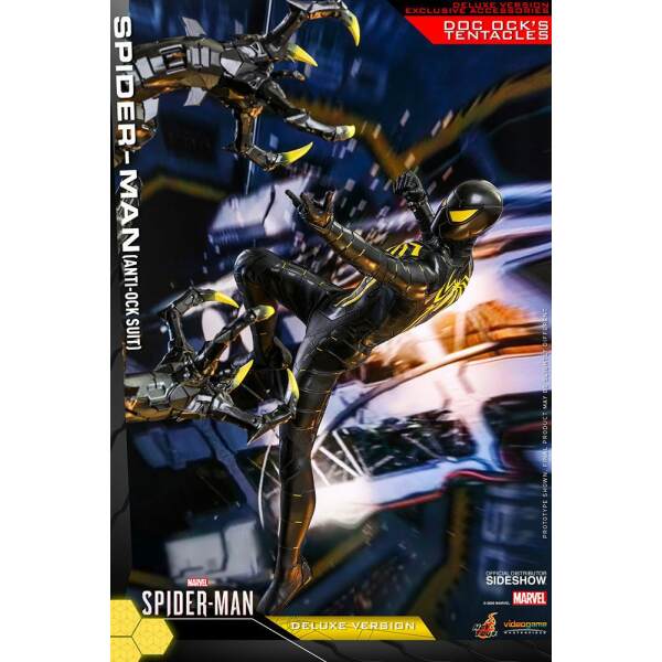 Figura Spider-Man (Anti-Ock Suit) Marvel's Spider-Man Video Game Masterpiece 1/6 Deluxe 30 cm - Collector4U.com