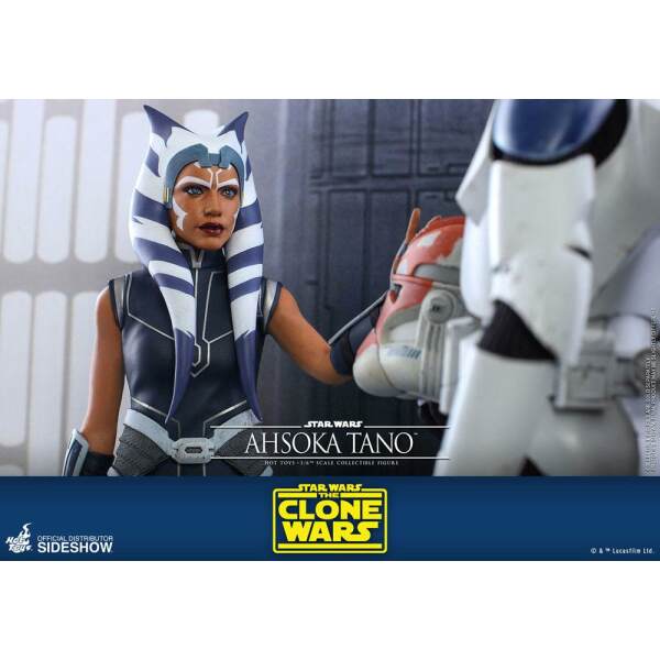 Figura Ahsoka Tano The Clone Wars, Star Wars 1/6 Hot Toys 29 cm - Collector4U.com