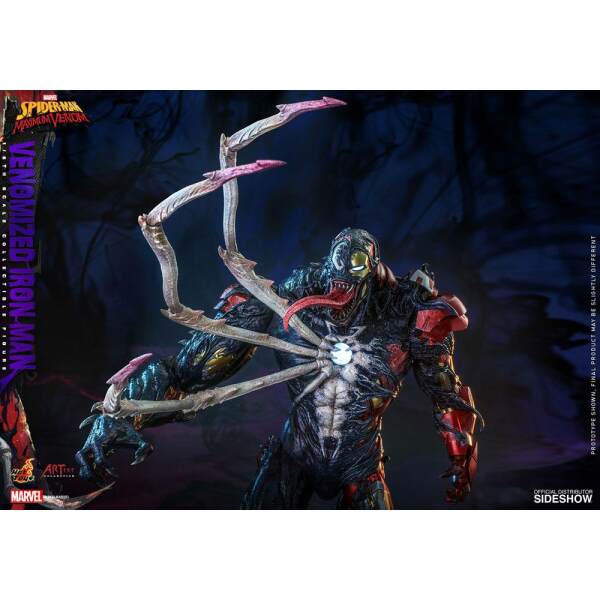Figura Venomized Iron Man Marvel's Spider-Man: Maximum Venom Artist Collection 1/6 35 cm - Collector4U.com