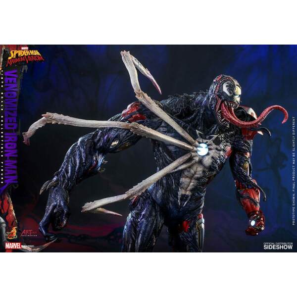 Figura Venomized Iron Man Marvel's Spider-Man: Maximum Venom Artist Collection 1/6 35 cm - Collector4U.com