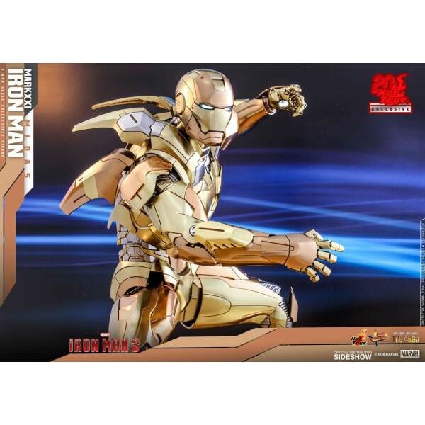 Figura Movie Masterpiece Iron Man Mark XXI Midas Iron Man 3 1/6 Hot Toys Exclusive 32 cm - Collector4u.com