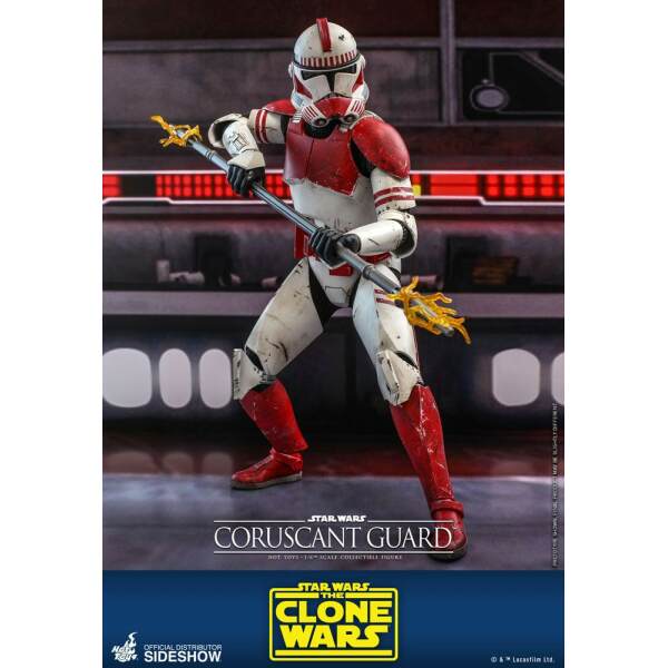 Figura Coruscant Guard The Clone Wars, Star Wars 1/6 Hot Toys 30 cm - Collector4U.com