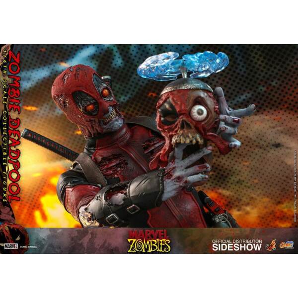Figura Deadpool Zombie Marvel Zombies Comic Masterpiece 1/6 Hot Toys 31 cm - Collector4u.com