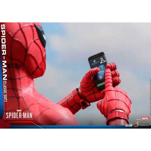 Figura Spiderman Video Game Spider-Man (Classic Suit) Masterpiece 1/6 Hot Toys 30 cm - Collector4U.com