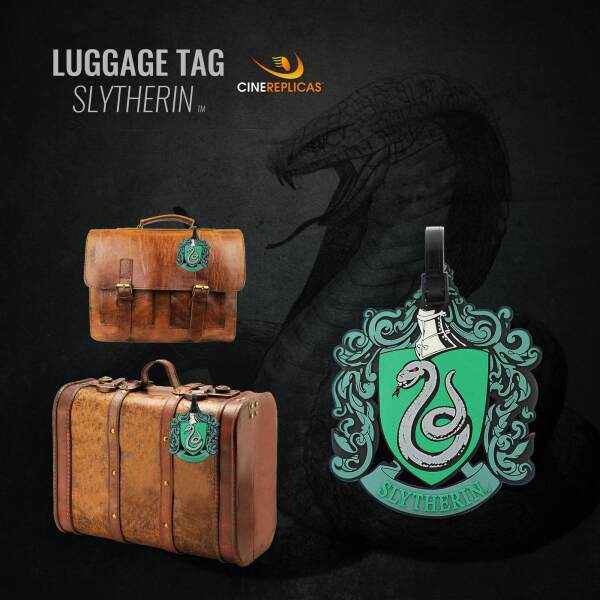 Etiqueta del equipaje caucho Slytherin Harry Potter New Ver. - Collector4u.com