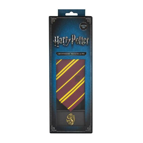 Set Deluxe de Corbata & Pin Gryffindor Harry Potter - Collector4u.com