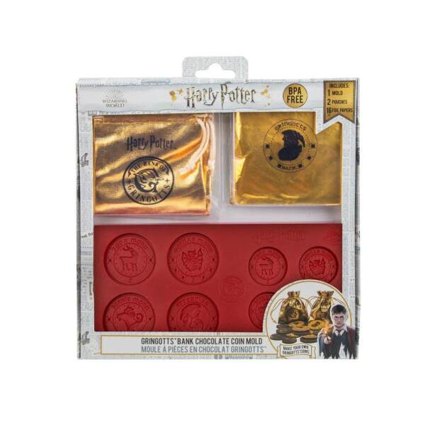 Molde de chocolates Gringotts Bank Coin Harry Potter - Collector4u.com