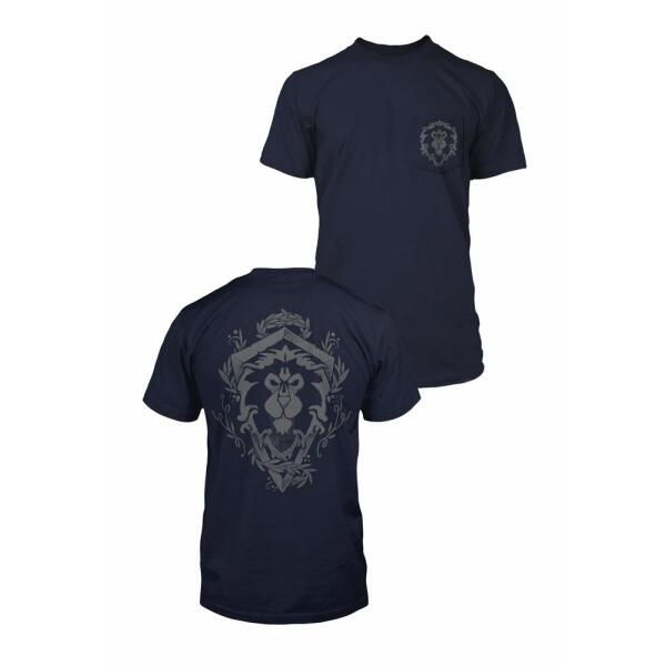 Camiseta Premium Pocket Alliance Lion Crest World of Warcraft  talla L - Collector4u.com