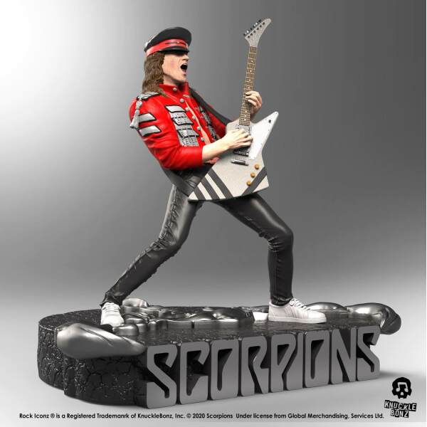 Estatua Rock Iconz Matthias Jabs Scorpions Limited Edition 22 cm - Collector4U.com