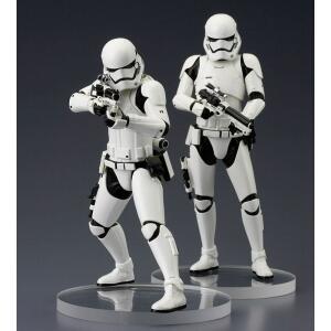 Star Wars Episode VII Pack de 2 Estatuas ARTFX+ First Order Stormtrooper 18 cm - Collector4u.com