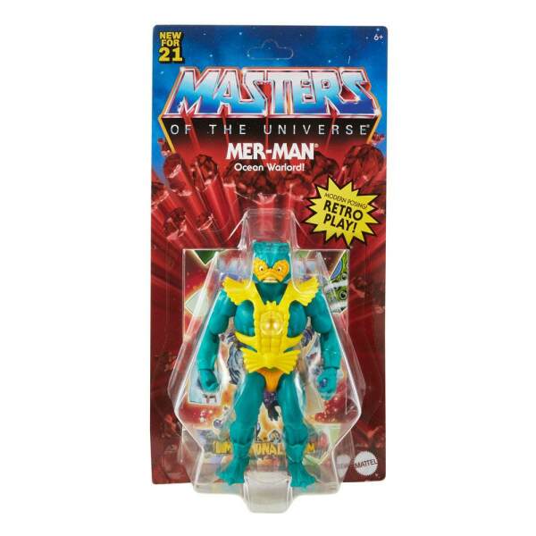 Figuras 2021 Mer-Man Masters of the Universe Origins 14 cm Mattel - Collector4u.com