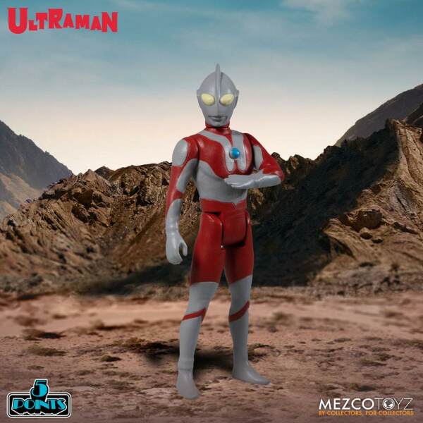 Figuras 5 Points Ultraman & Red King Ultraman Boxed Set Mezco Toys - Collector4u.com
