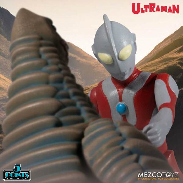 Figuras 5 Points Ultraman & Red King Ultraman Boxed Set Mezco Toys - Collector4u.com