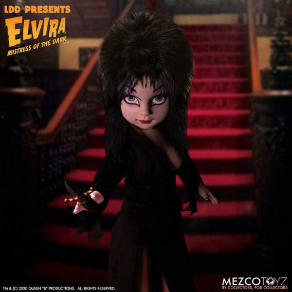 Muñeco Elvira Elvira Mistress of the Dark Living Dead Dolls 25 cm - Collector4u.com