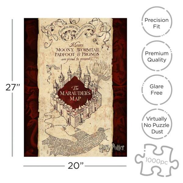 Puzzle Mapa del Merodeador Harry Potter (1000 piezas) - Collector4U.com