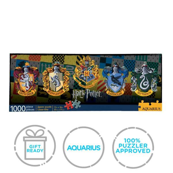 Puzzle Slim Crests Harry Potter (1000 piezas) - Collector4u.com
