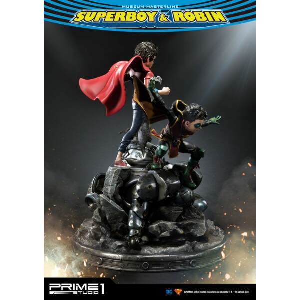 Estatua Superboy & Robin DC Comics 1/3 64 cm - Collector4u.com