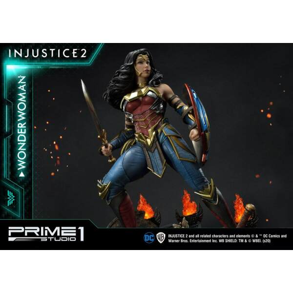 Estatua Wonder Woman Injustice 2 1/4 52 cm Prime 1 Studio - Collector4u.com