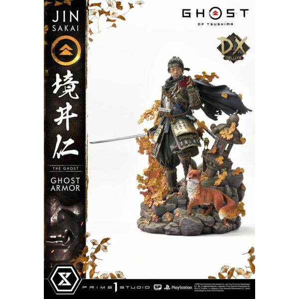 Estatua Jin Sakai Ghost of Tsushima 1/4 Deluxe Bonus Version 58 cm - Collector4u.com