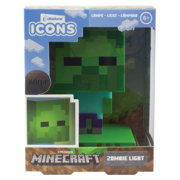 Lámpara 3D Icon Zombie Minecraft - Collector4U.com