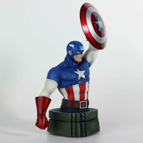 Busto Captain America Marvel 26 cm Semic - Collector4U.com