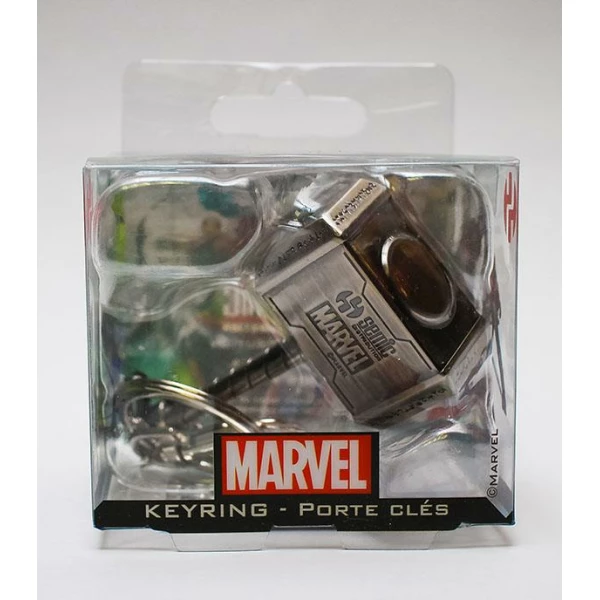 Llavero metálico Thor Hammer Marvel Comics - Collector4U.com
