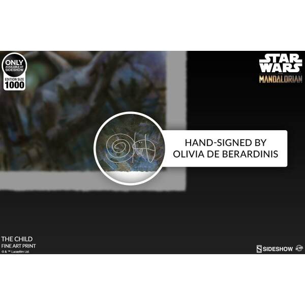 Litografia The Child Star Wars The Mandalorian 51 x 41 cm - Collector4U.com