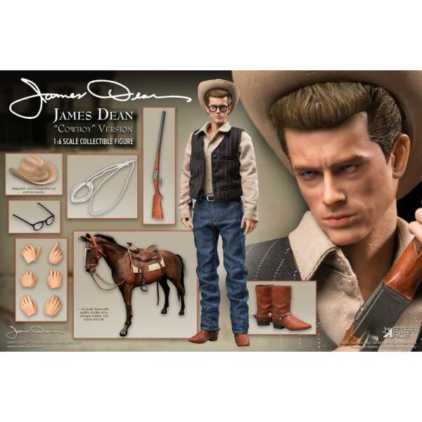 Figura James Dean Cowboy James Dean 1/6 Deluxe Ver. 30 cm Star Ace Toys - Collector4u.com