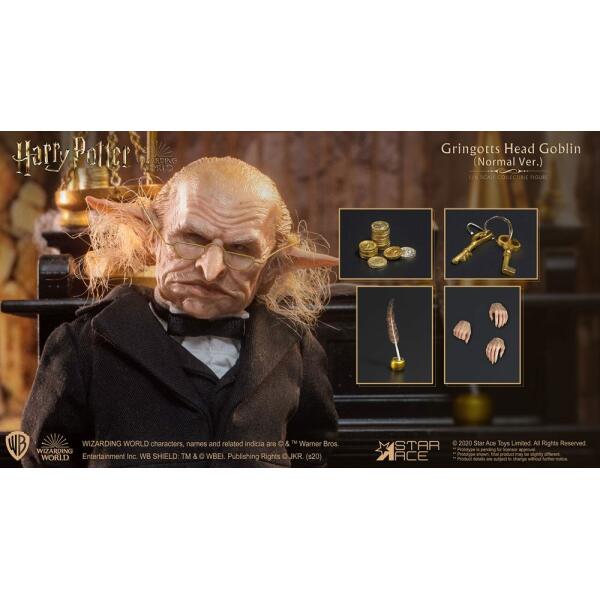 Figura Gringotts Head Goblin Harry Potter My Favourite Movie 1/6 20 cm Star Ace Toys