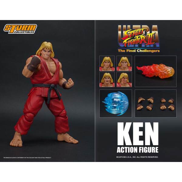 Ultra Street Fighter II: The Final Challengers Figura 1/12 Ken 16 cm - Collector4U.com