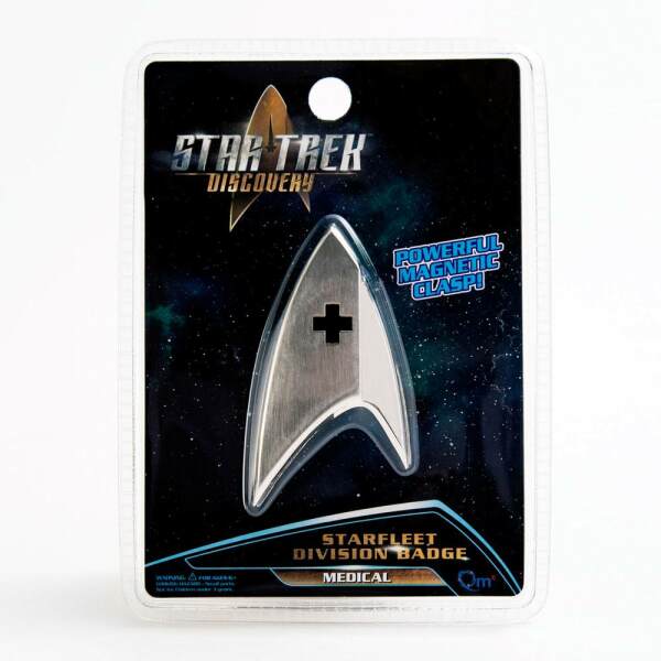 Distintivo Médico de la Flota Estelar Star Trek Discovery réplica 1/1 magnético - Collector4U.com