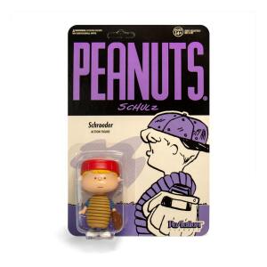 Figura Baseball Schroeder Peanuts ReAction 10 cm Super7 - Collector4u.com