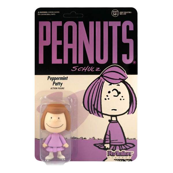 Figura Peppermint Patty Peanuts ReAction Wave 2 10 cm Super7 - Collector4U.com