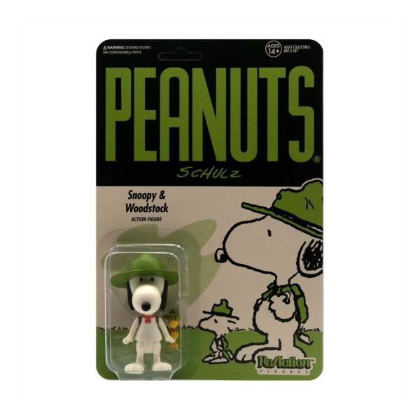 Figura Beagle Scout Snoopy Peanuts ReAction Wave 3 10 cm Super7 - Collector4U.com