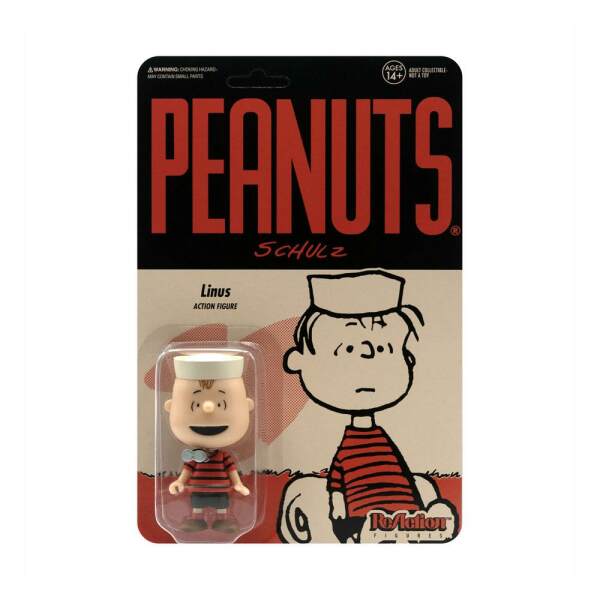 Figura Camp Linus Peanuts ReAction Wave 3 10 cm Super7 - Collector4u.com
