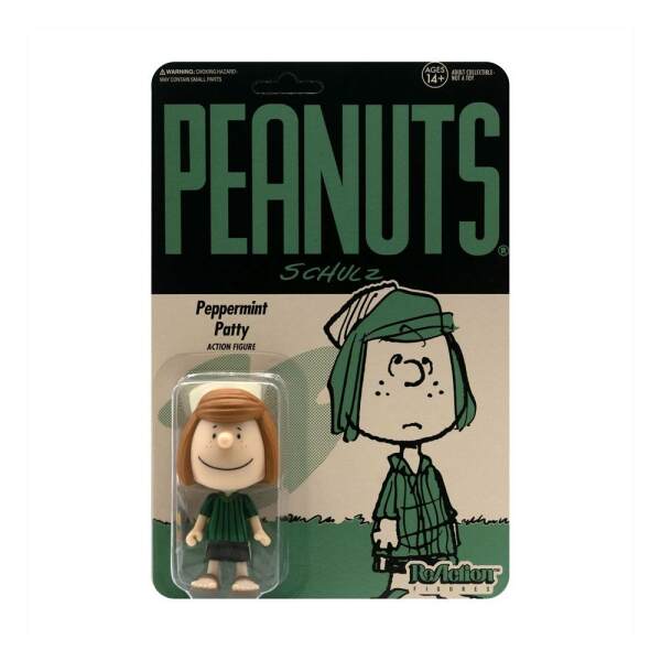 Figura Camp Peppermint Patty Peanuts ReAction Wave 3 10 cm Super7 - Collector4U.com