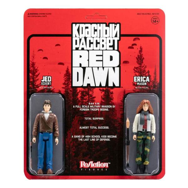 Figuras ReAction Erica & Jed Amanecer rojo Pack de 2 Pack A 10 cm Super7 - Collector4U.com
