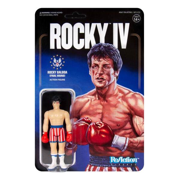 Rocky 4 Figura ReAction Rocky (Beat-Up) 10 cm - Collector4u.com