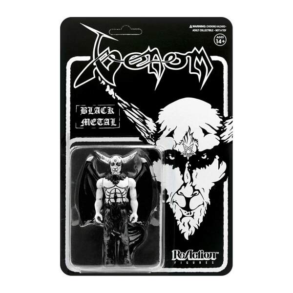 Figura ReAction Black Metal Venom 10 cm Super7 - Collector4U.com