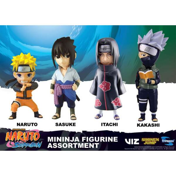 Figura Mininja Sasuke Naruto Shippuden 8 cm - Collector4U.com