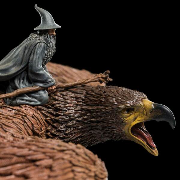 Estatua Gandalf on Gwaihir El Señor de los Anillos 15 cm Weta - Collector4u.com