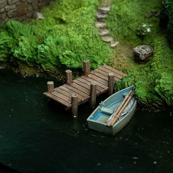 Diorama Hobbiton Mill & Bridge El hobbit: un viaje inesperado 31 x 17 cm - Collector4u.com
