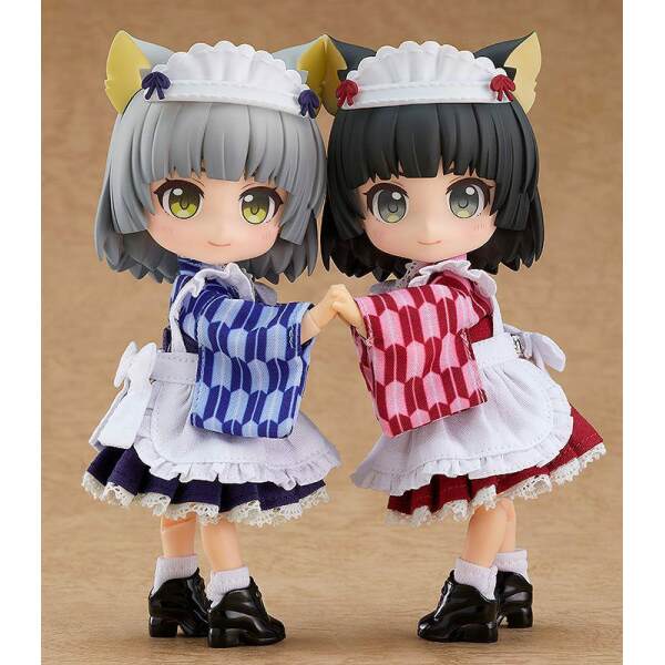 Accesorios para las Figuras Nendoroid Original Character Doll Outfit Set Japanese-Style Maid Pink - Collector4u.com