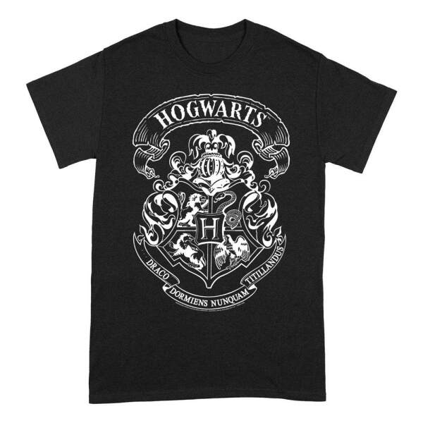 Camiseta Hogwarts Crest Harry Potter talla L - Collector4U.com