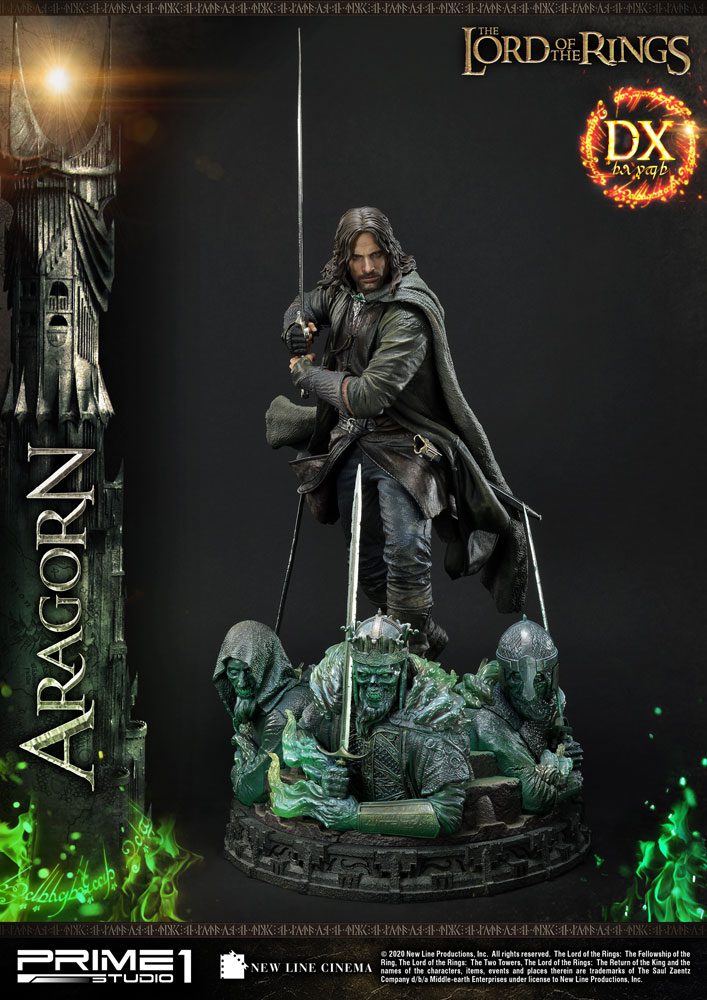 Estatua Aragorn El Señor de los Anillos 1/4 Deluxe Version 76 cm Prime 1 Studio