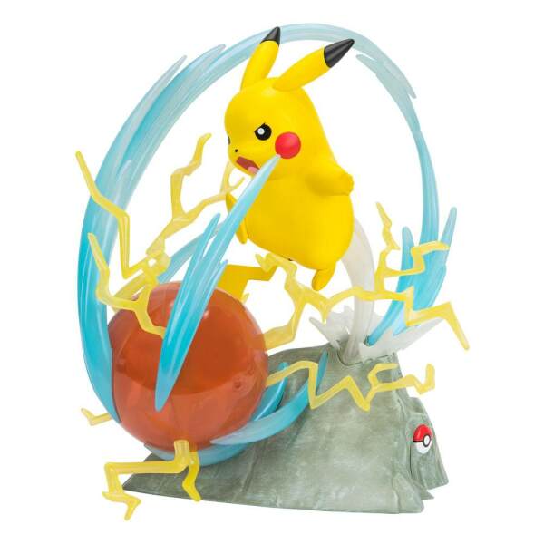 Estatua con Iluminación Deluxe Pikachu Pokémon 25 aniversario 33 cm BOTI - Collector4U.com