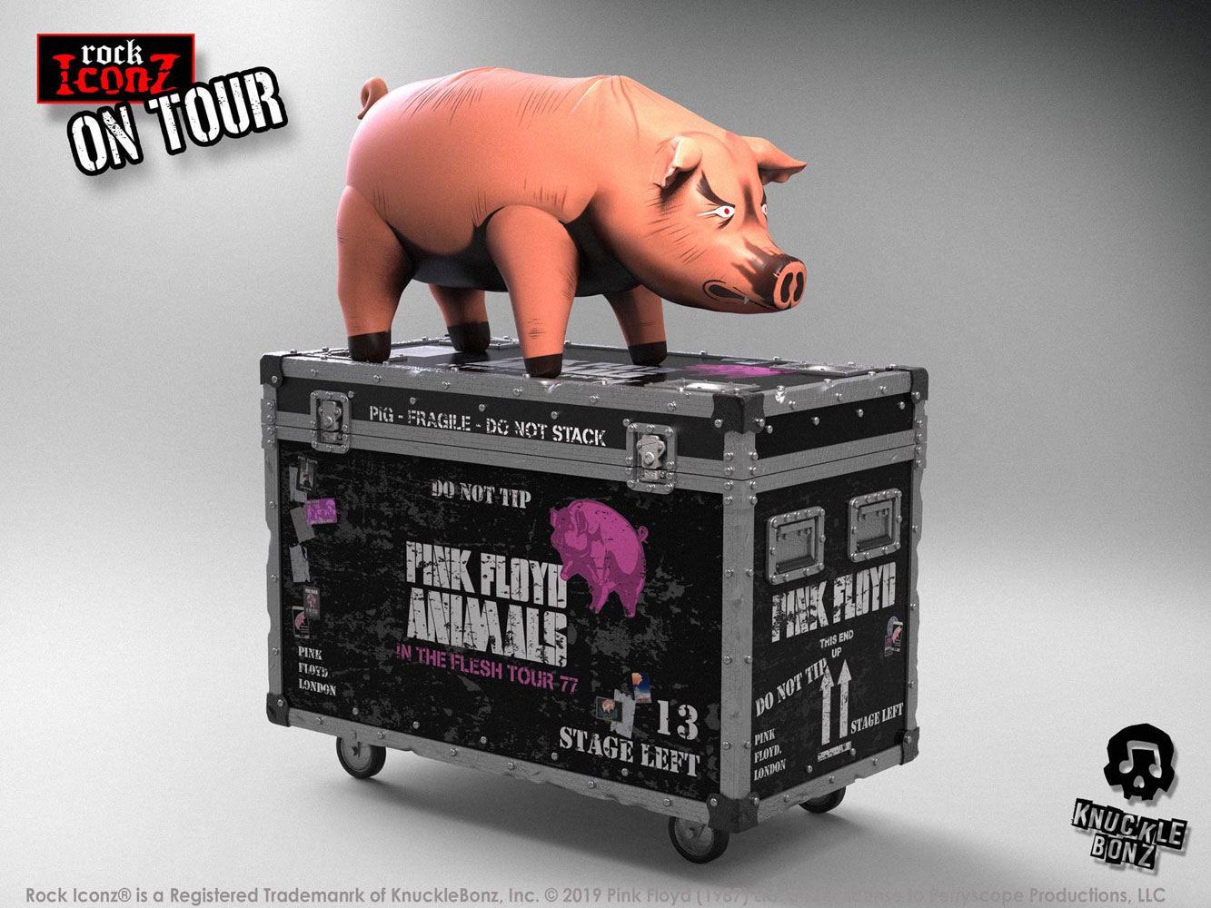 Estatuas Rock Ikonz On Tour The Pig Pink Floyd