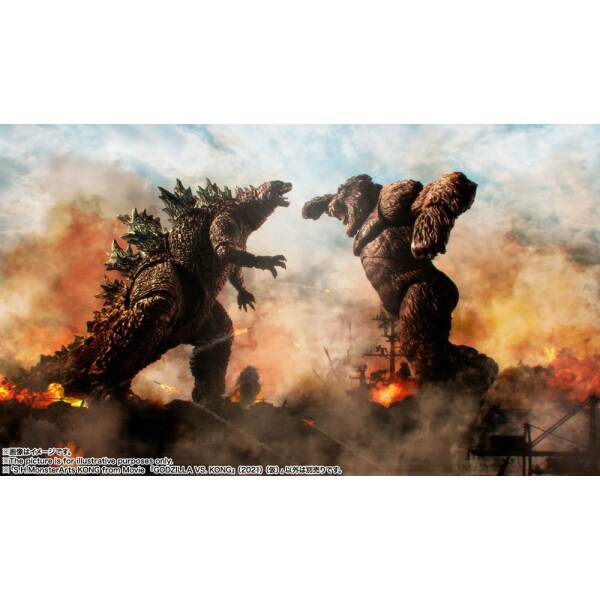 Figura S.H. MonsterArts Kong Godzilla vs. Kong 2021 15 cm - Collector4U.com