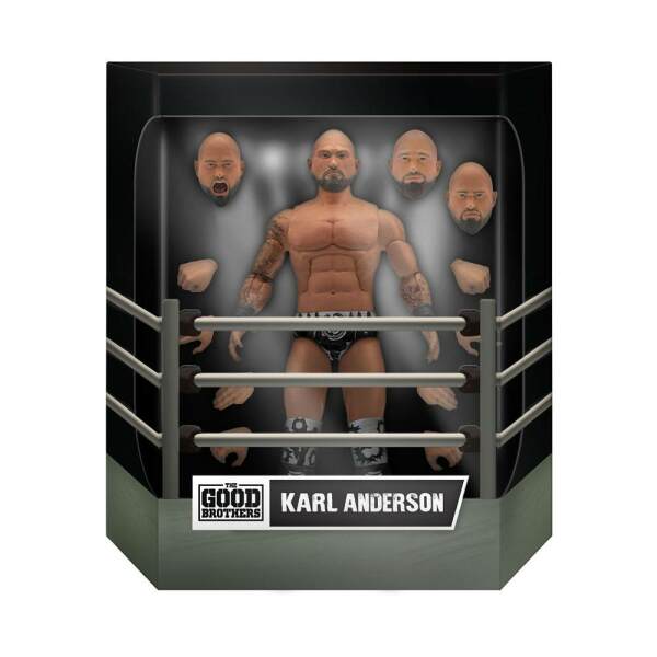 Figura Ultimates Karl Anderson Good Brothers Wrestling 18 cm - Collector4U.com